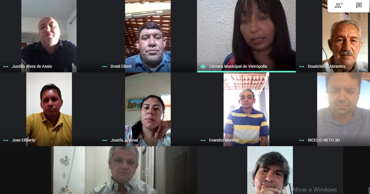 25052020 sessao online - Coronavírus: Câmara de Vieirópolis realiza primeira sessão ordinária por videoconferência;VEJA